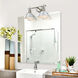 Orwell 2 Light 18 inch Pewter Vanity Light Wall Light